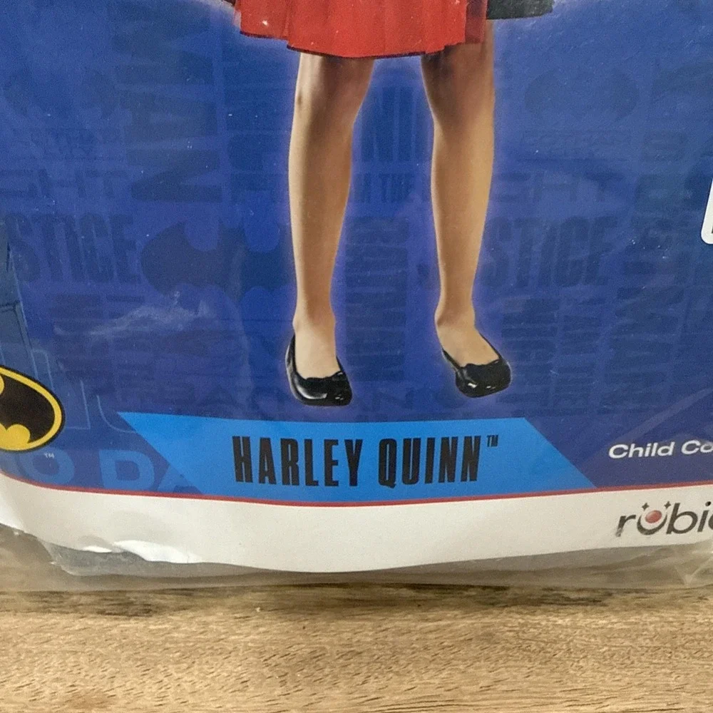 DC Harley Quinn Costume Size Small Ages 5-7